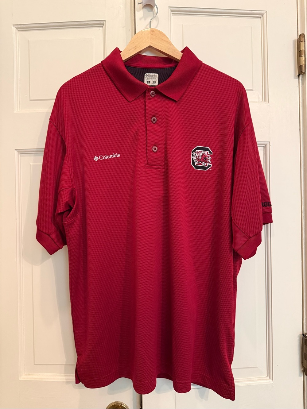 Columbia South Carolina Gamecocks Polo Men’s Medium Red USC Golf Shirt
